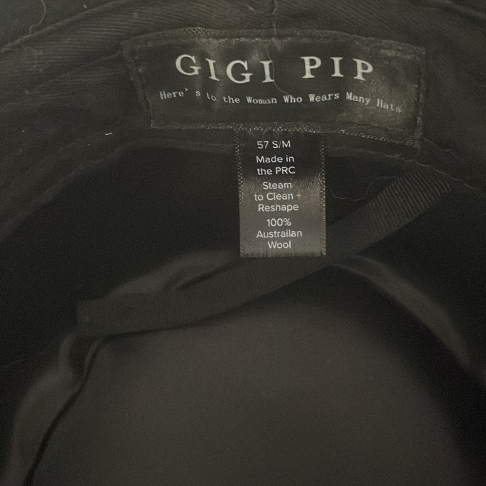 Gigi Pip Black Rancher Style Hat - image 4